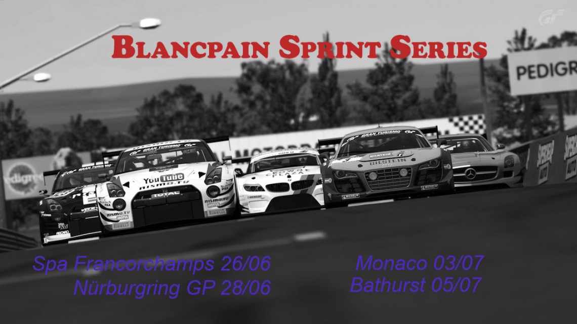 Gran Turismo 6 online races : Blancpain Sprint Series