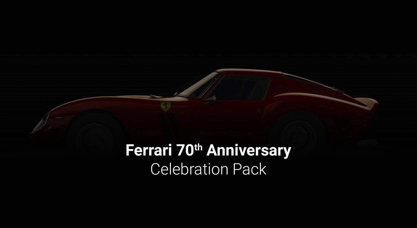 Ferrari 70th celebration pack